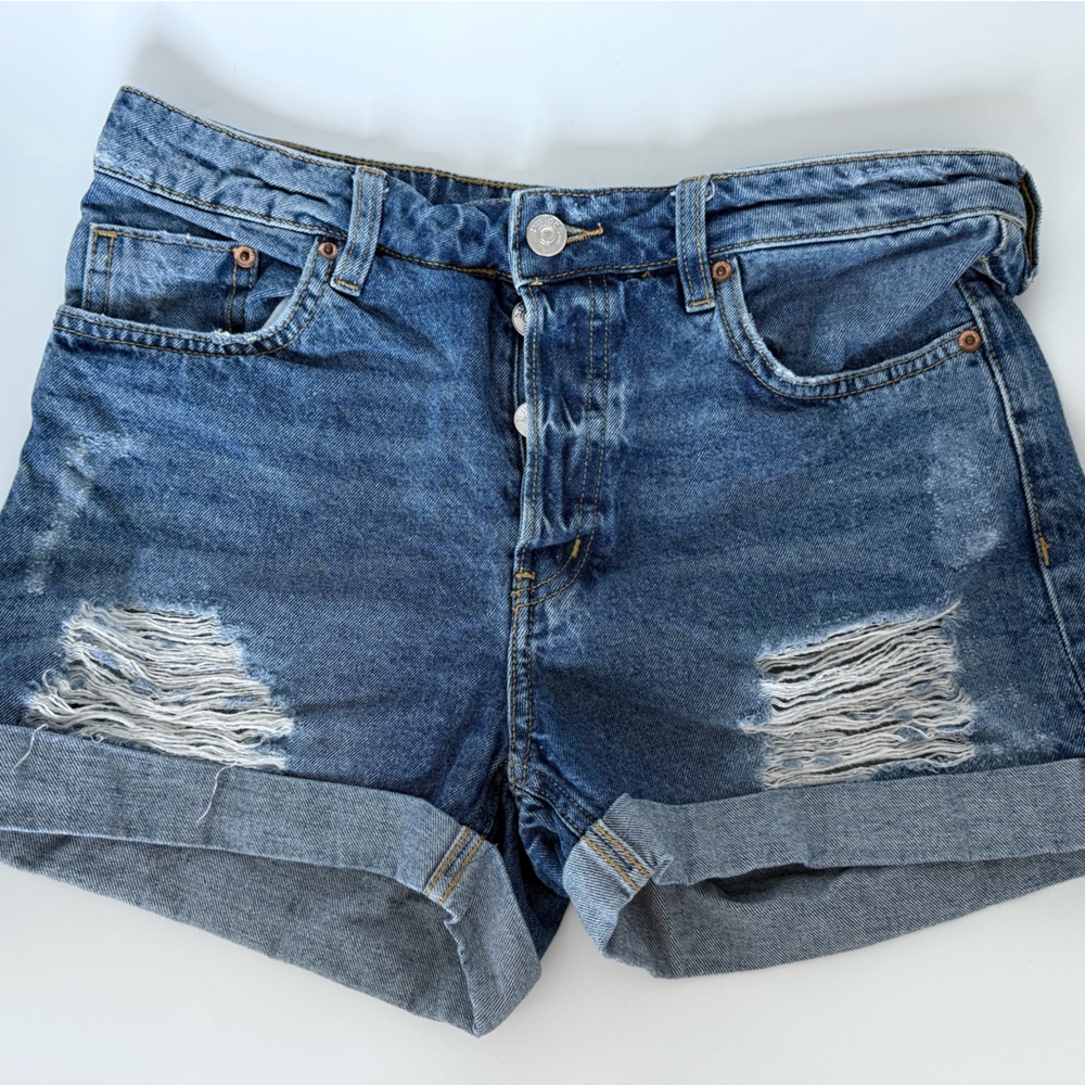 H&M Blue Denim Shorts